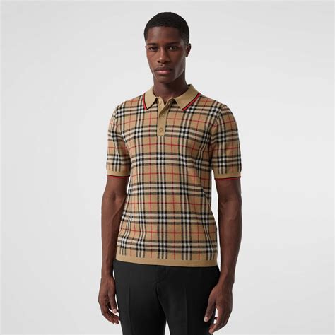 burberry beige polo shirt|burberry polo shirt vintage.